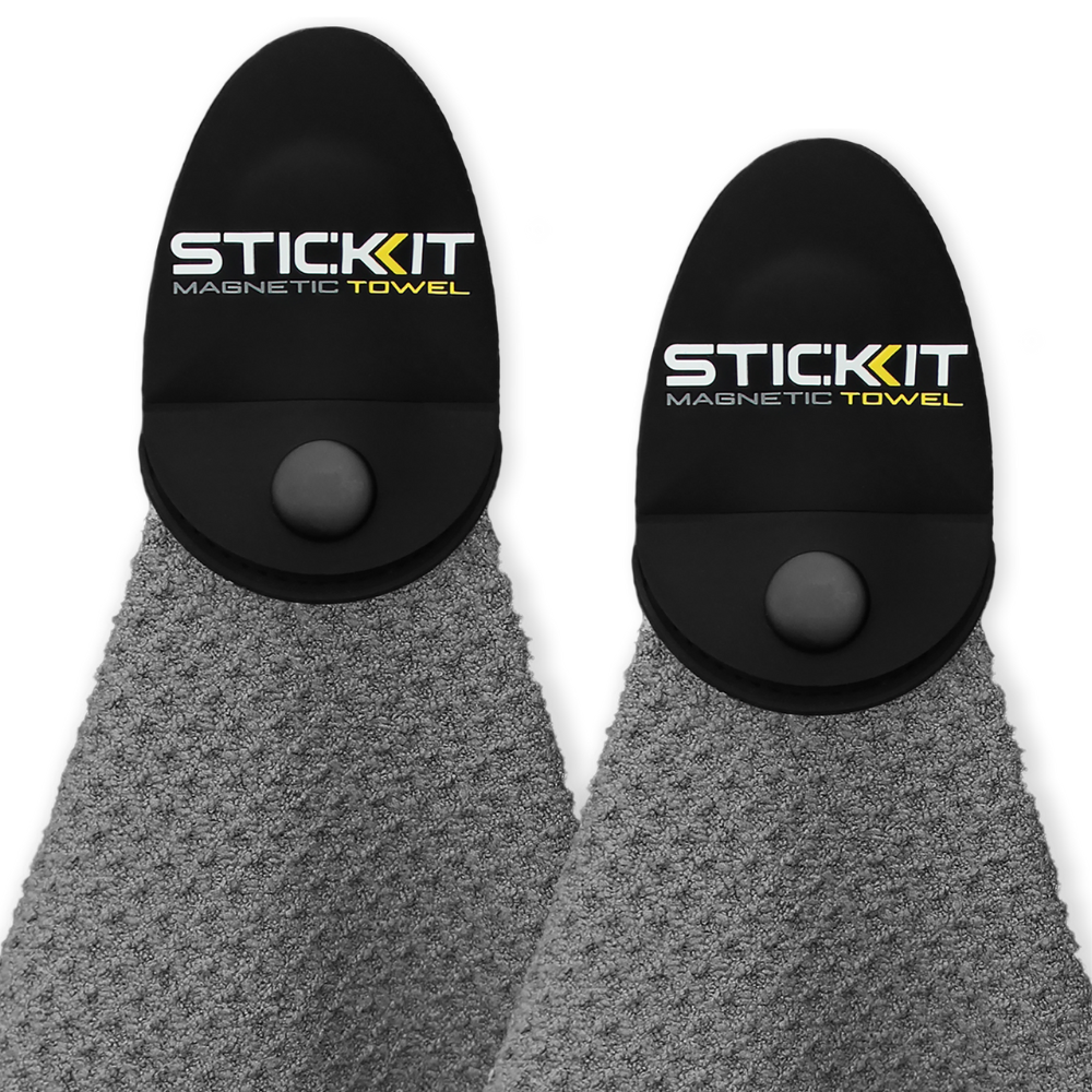 STICKIT Magnetic Golf Towel 2-Pack