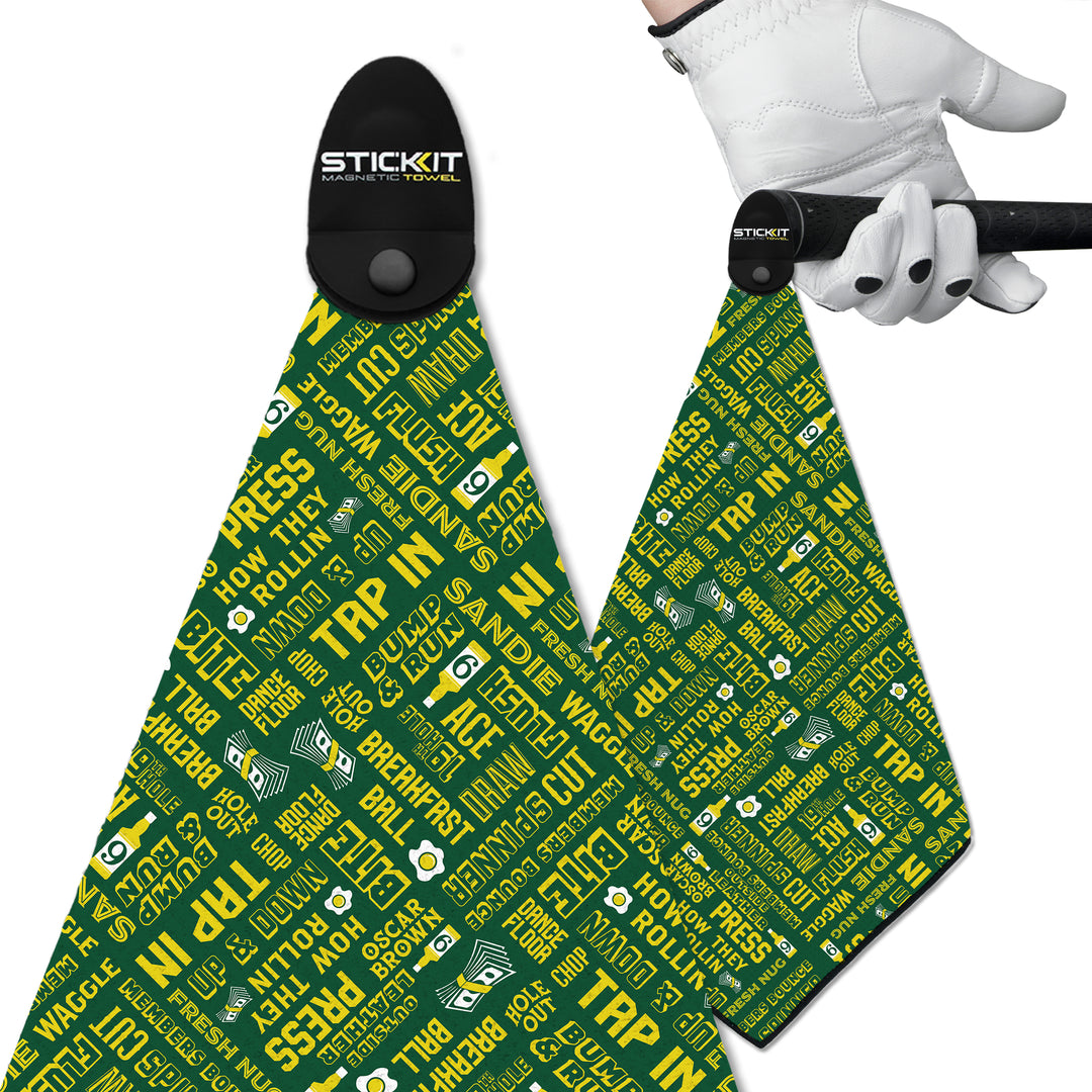 STICKIT Magnetic Mini Golf Towel