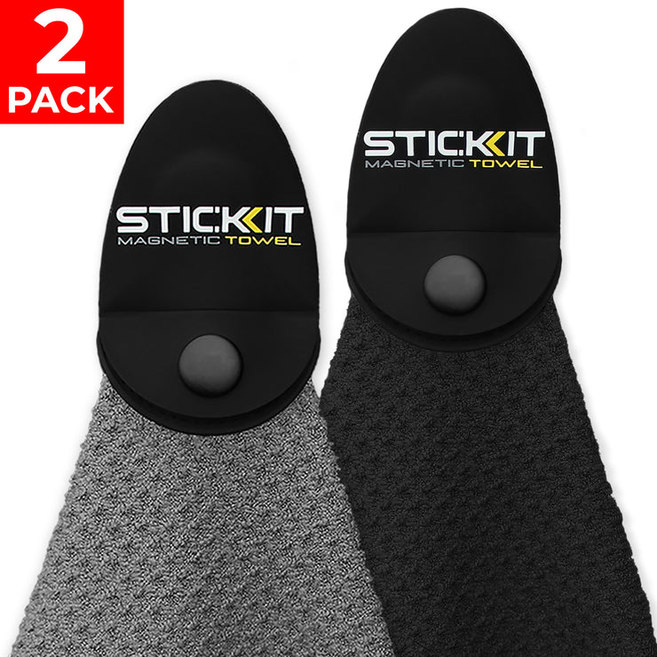 STICKIT Magnetic Golf Towel 2-Pack