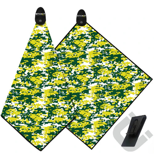 STICKIT Magnetic Golf Towel Digital Camo Augusta