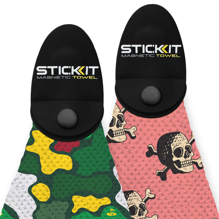 STICKIT Magnetic Golf Towel 2-Pack