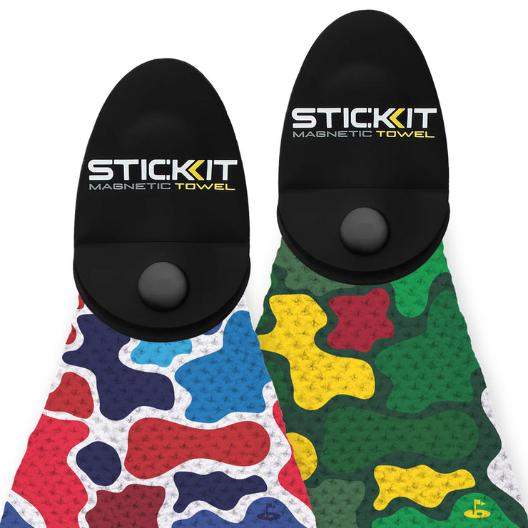 STICKIT Magnetic Golf Towel 2-Pack