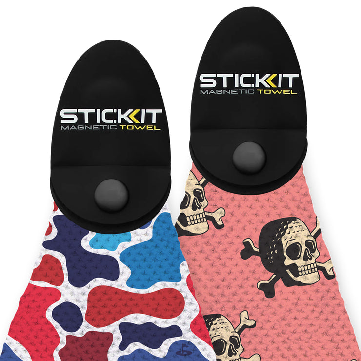 STICKIT Magnetic Golf Towel 2-Pack