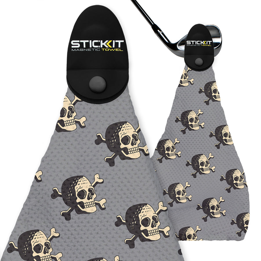 STICKIT マグネット　タオル　グレー　ゴルフ STICKIT_XL_Towel_Grey_Studio_1