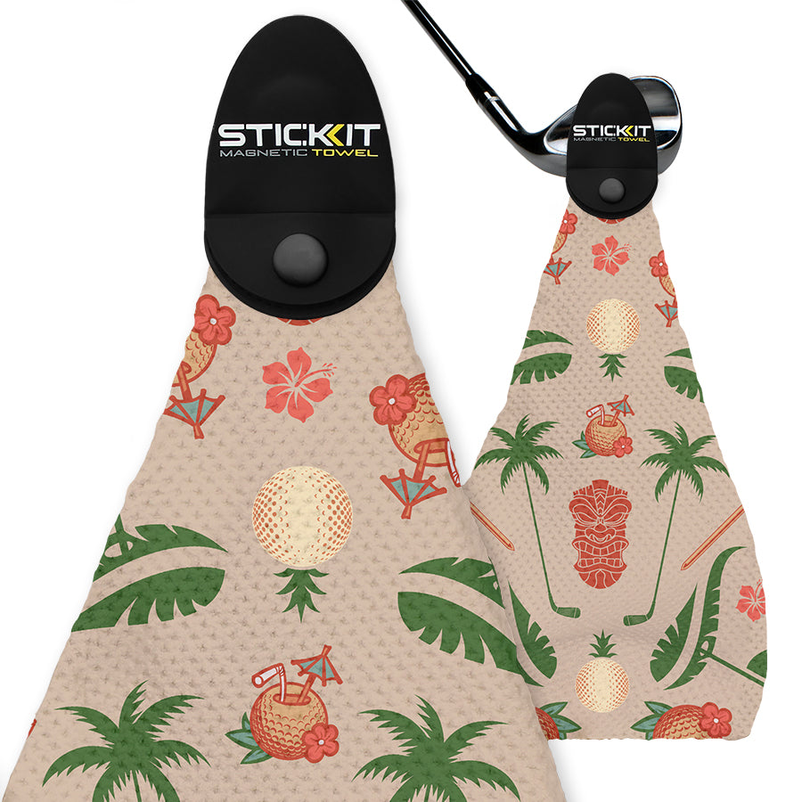 STICKIT Magnetic Gear Golf Towel - Thumbnail 4