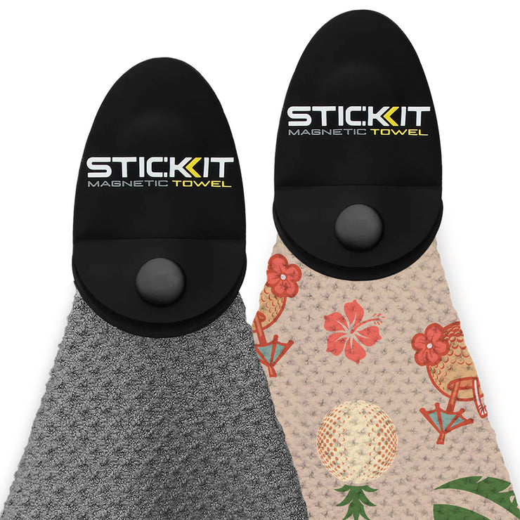 STICKIT Magnetic Golf Towel 2-Pack