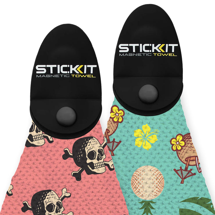 STICKIT Magnetic Golf Towel 2-Pack