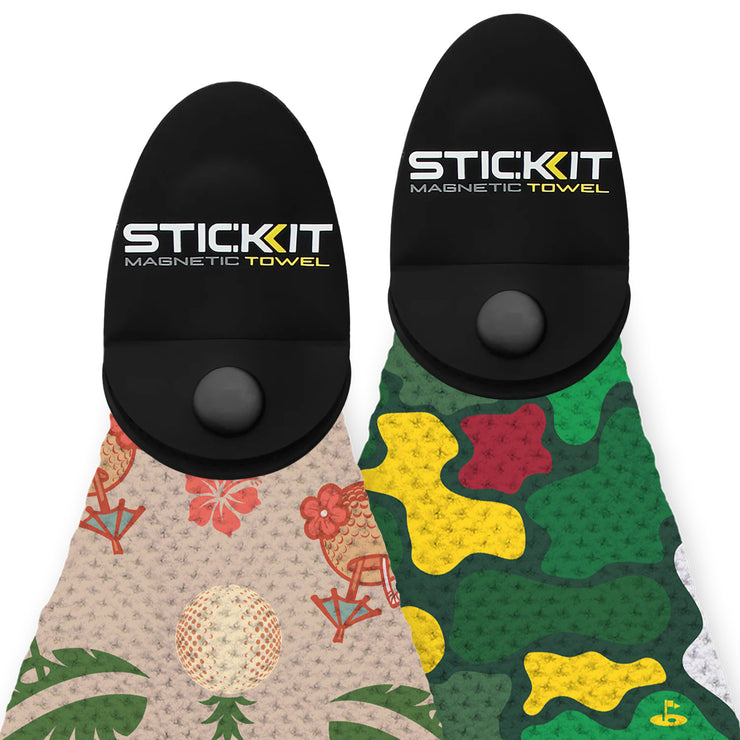 STICKIT Magnetic Golf Towel 2-Pack