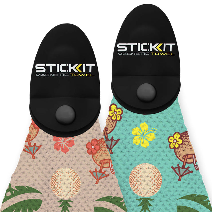 STICKIT Magnetic Golf Towel 2-Pack