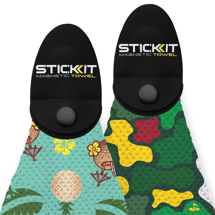 STICKIT Magnetic Golf Towel 2-Pack