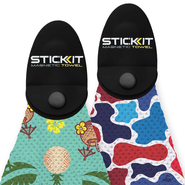 STICKIT Magnetic Golf Towel 2-Pack