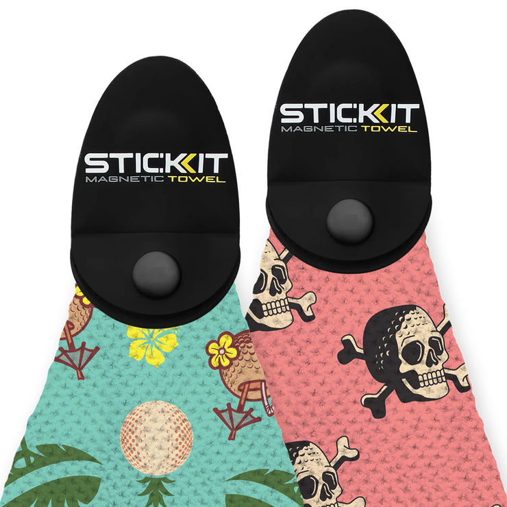 STICKIT Magnetic Golf Towel 2-Pack