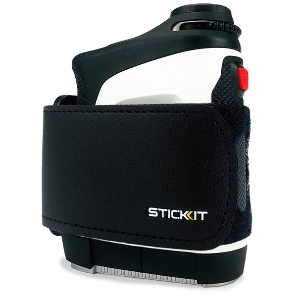 Black suede gun holster with adjustable fit for security, designed for compact handguns. Durable and stylish.